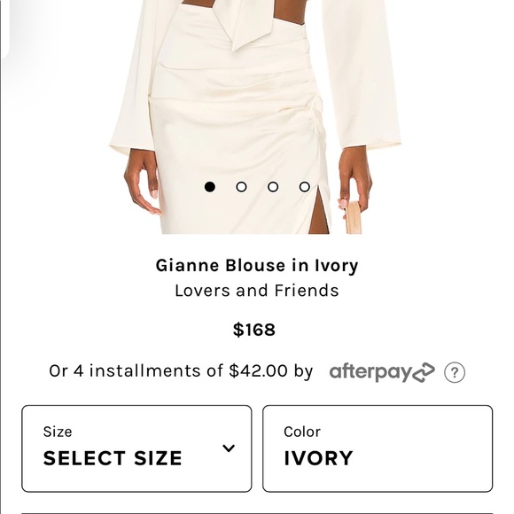 Revolve x Lovers + Friends Gianne matching co-ord set in ivory - Picture 7 of 7